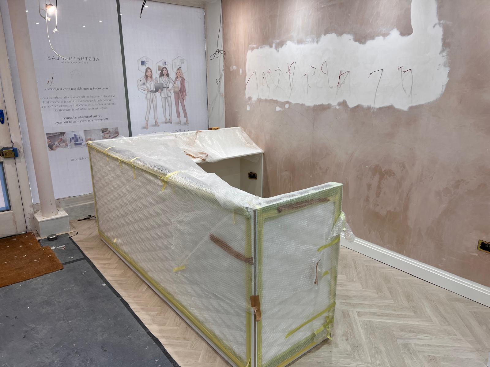 Belgravia clinic refurbishment during works by J&H Spaces