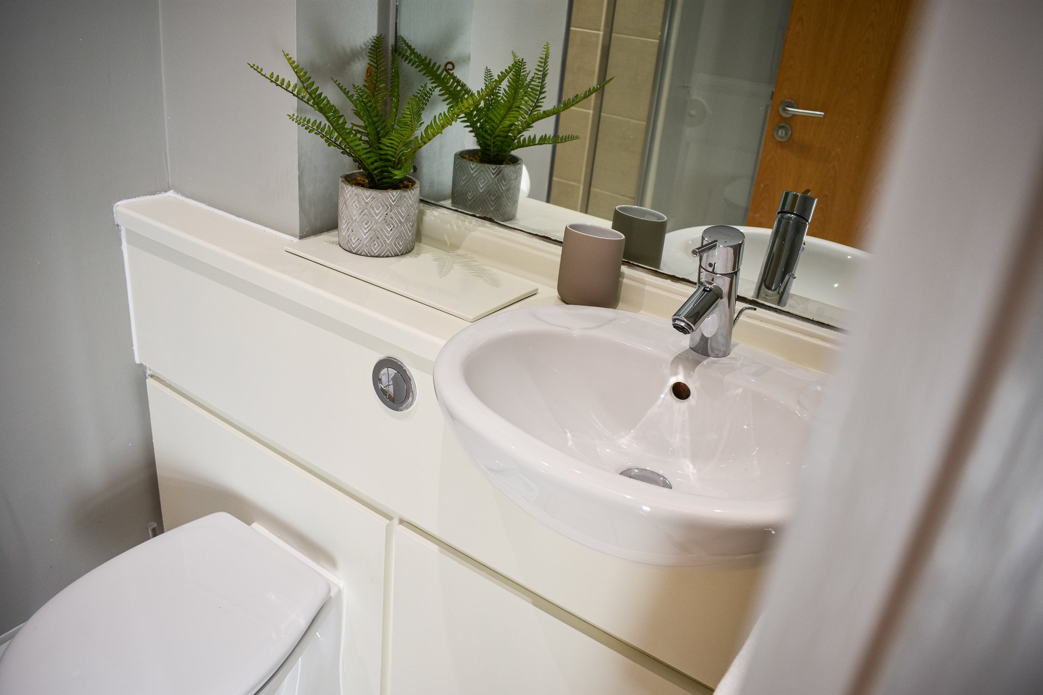 Manchester Piccadilly flat refurbishment by J&H Spaces, fully furnished and short let ready