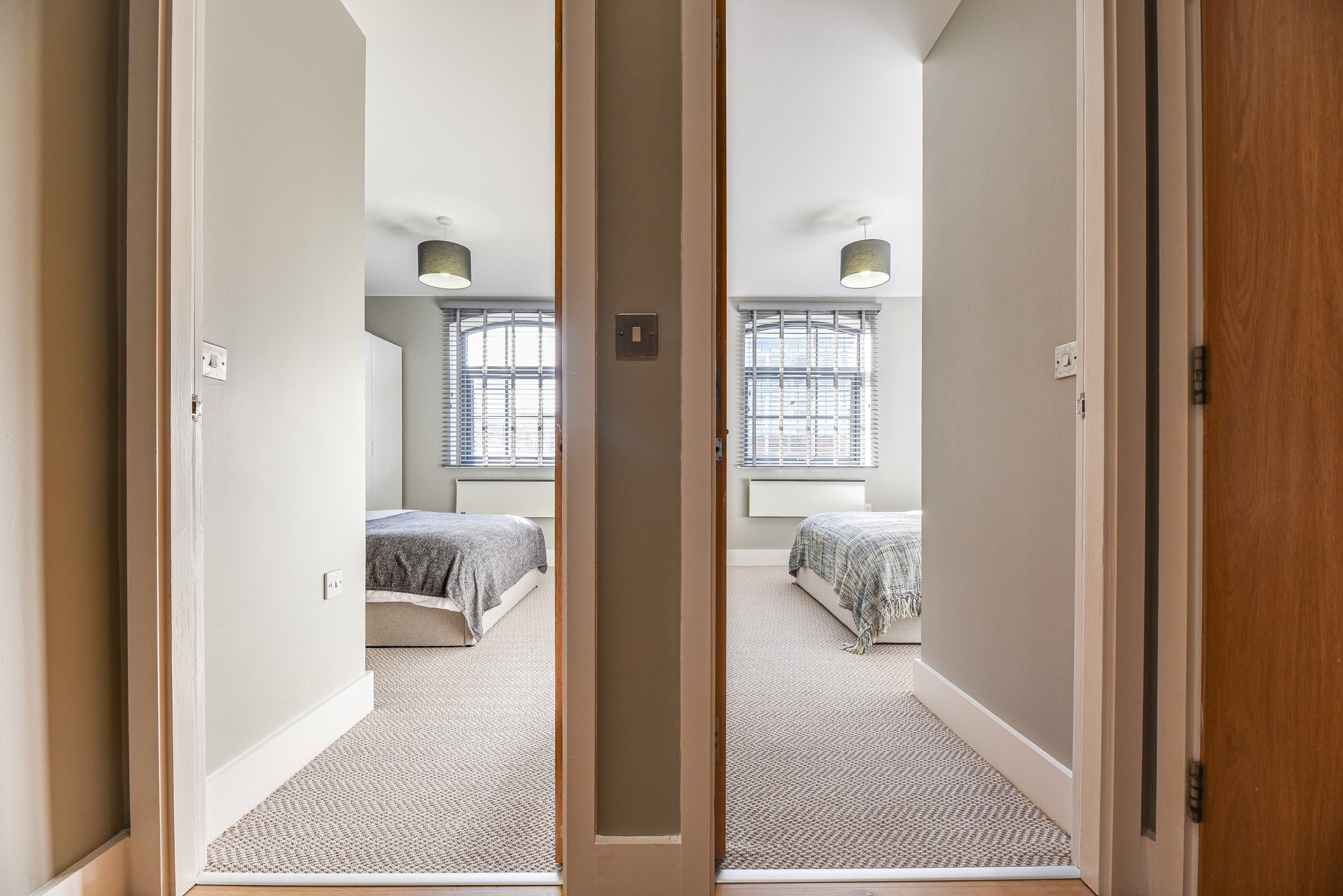 Manchester Piccadilly flat refurbishment by J&H Spaces, fully furnished and short let ready