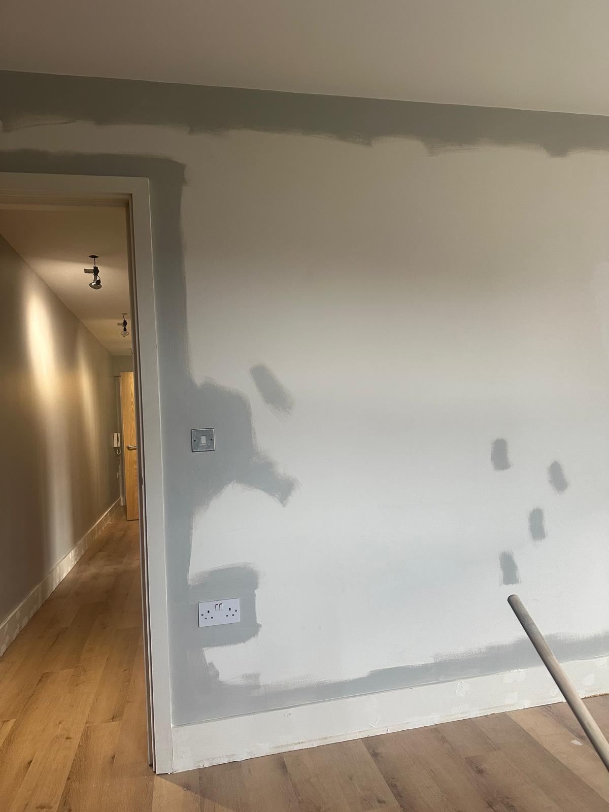 Manchester Piccadilly flat refurbishment work in progress by J&H Spaces