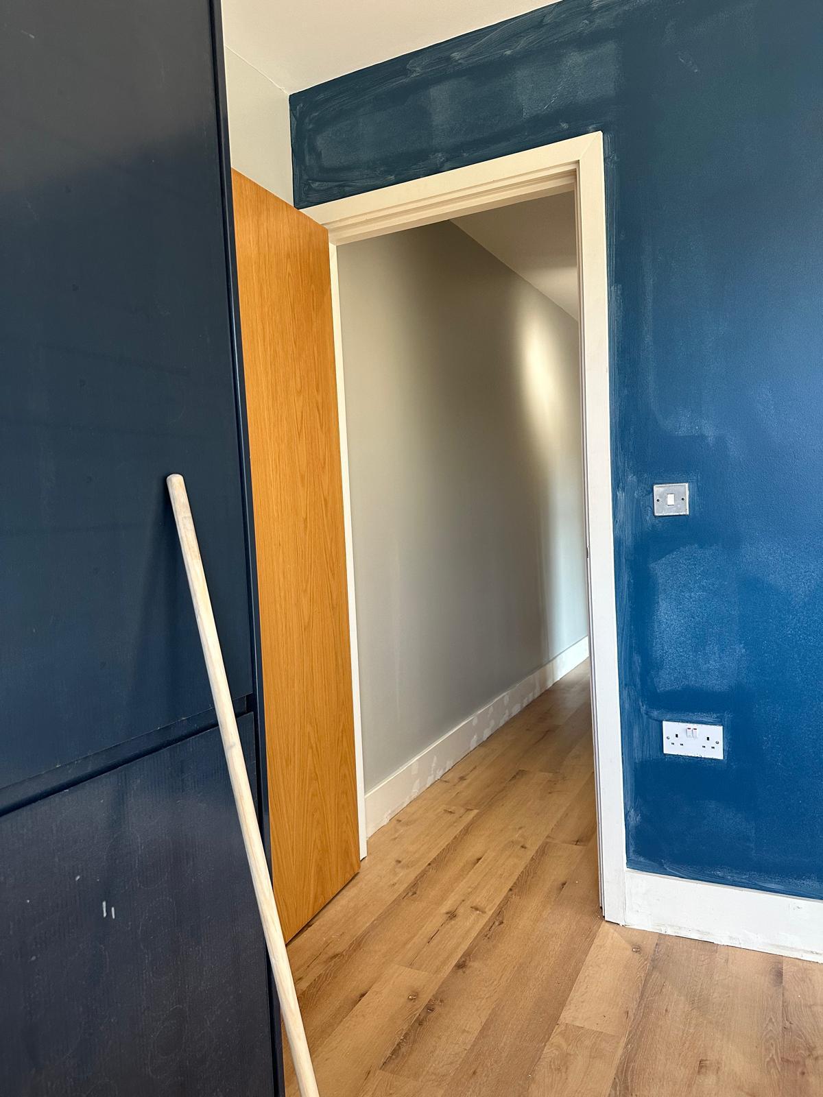 Manchester Piccadilly flat refurbishment work in progress by J&H Spaces