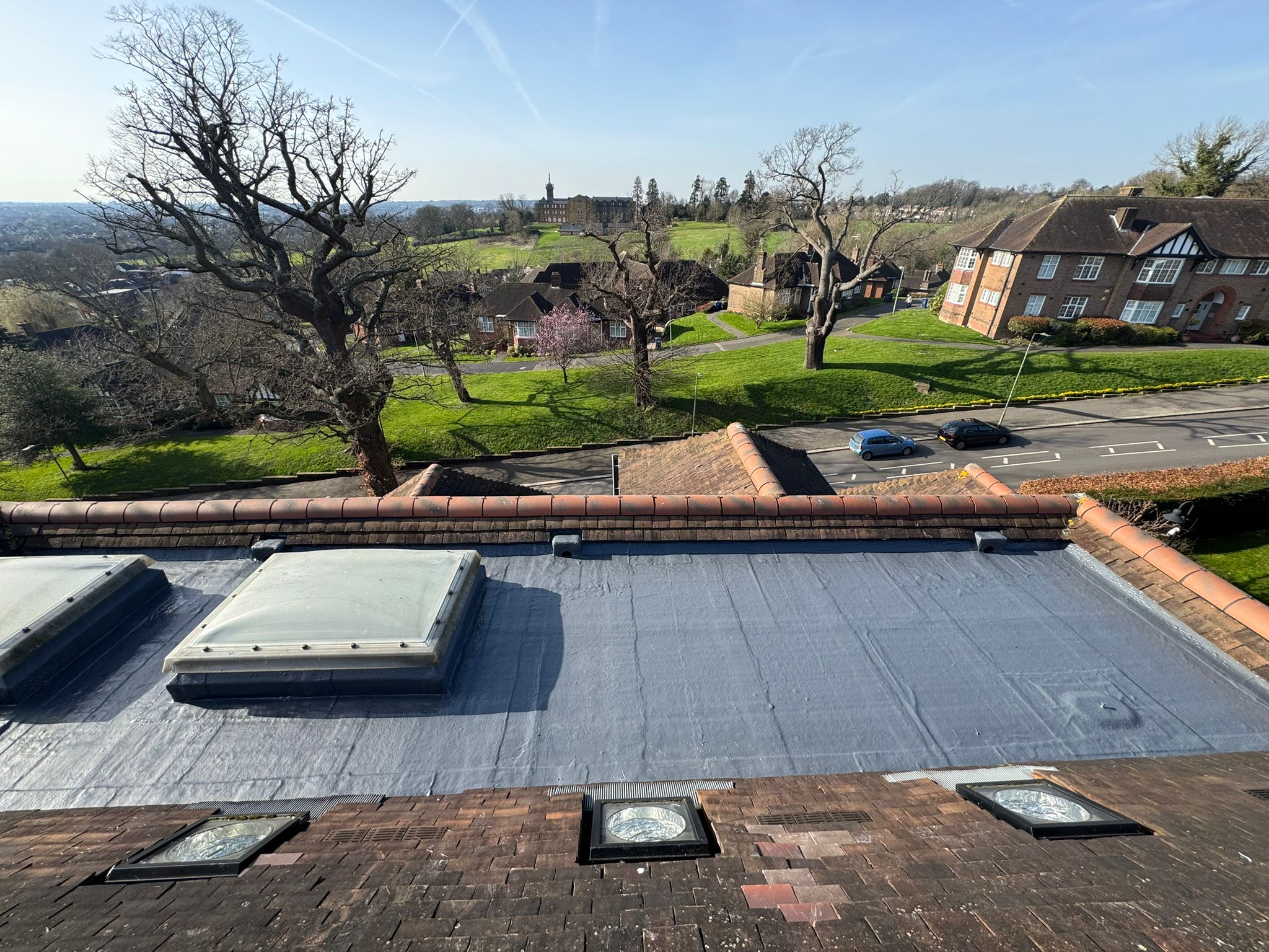 North London liquid applied roof waterproofing by J&H Spaces