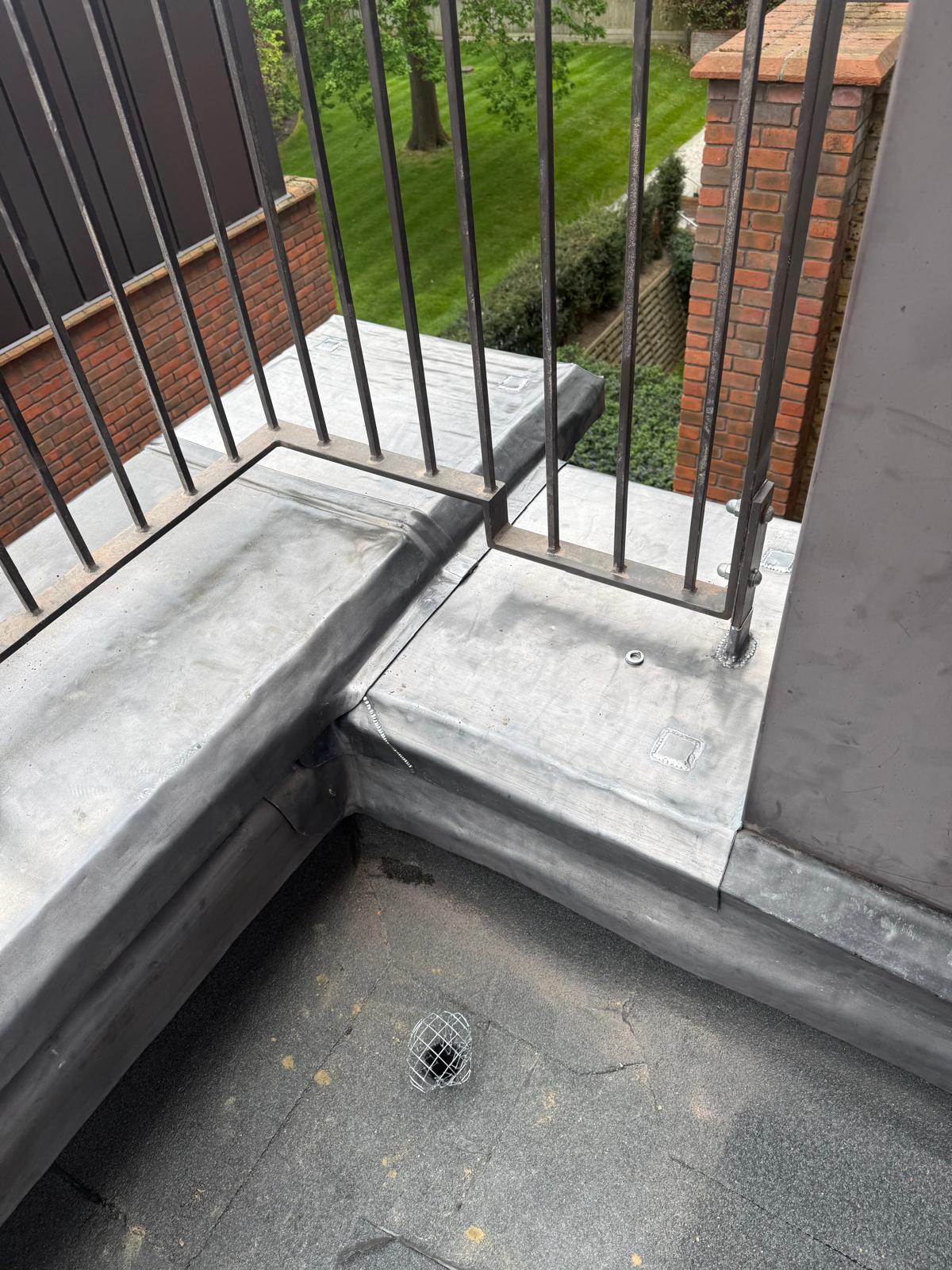 North West London balcony waterproofing and leadwork by J&H Spaces