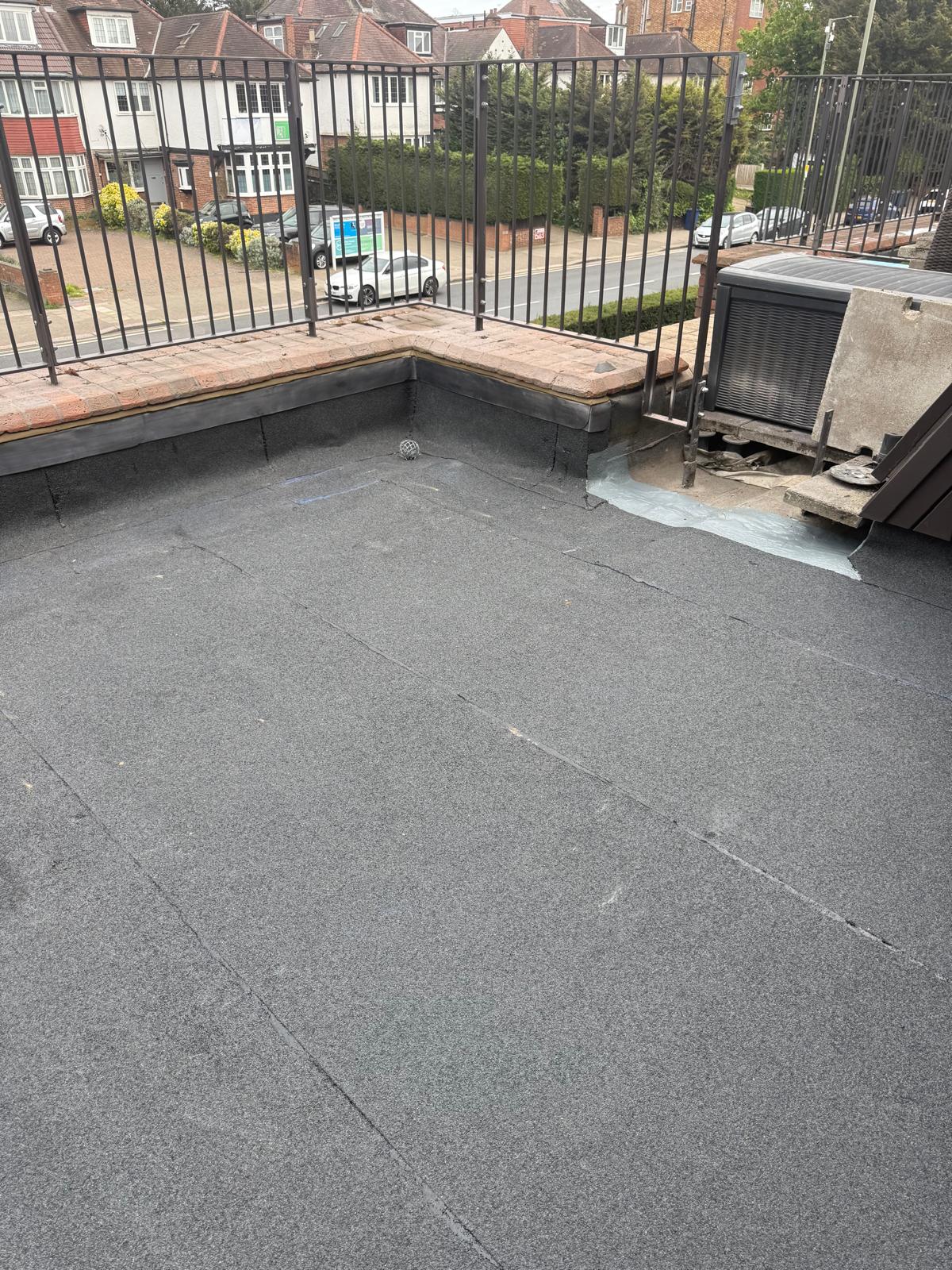 Additional North West London balcony waterproofing after works by J&H Spaces