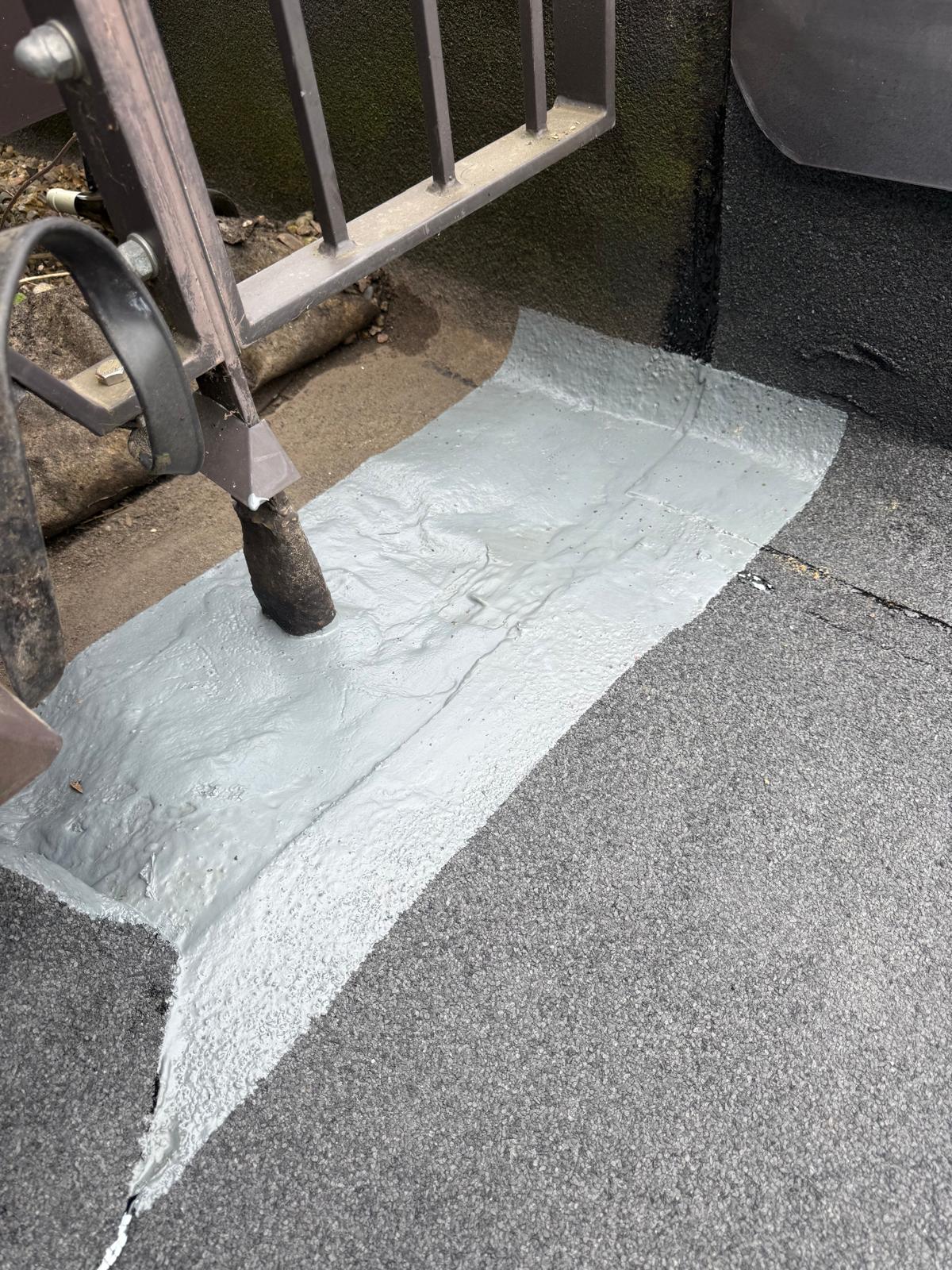 Additional North West London balcony waterproofing after works by J&H Spaces