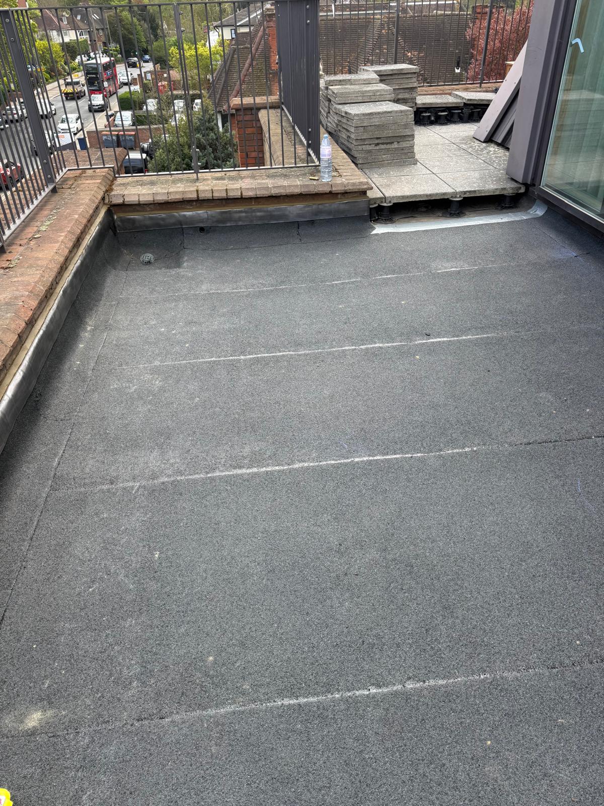 Second additional North West London balcony after waterproofing works by J&H Spaces