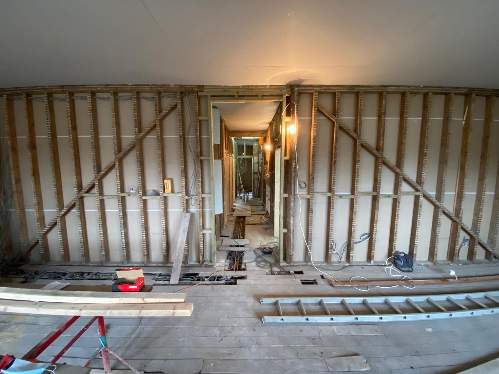 South London renovation work in progress by J&H Spaces