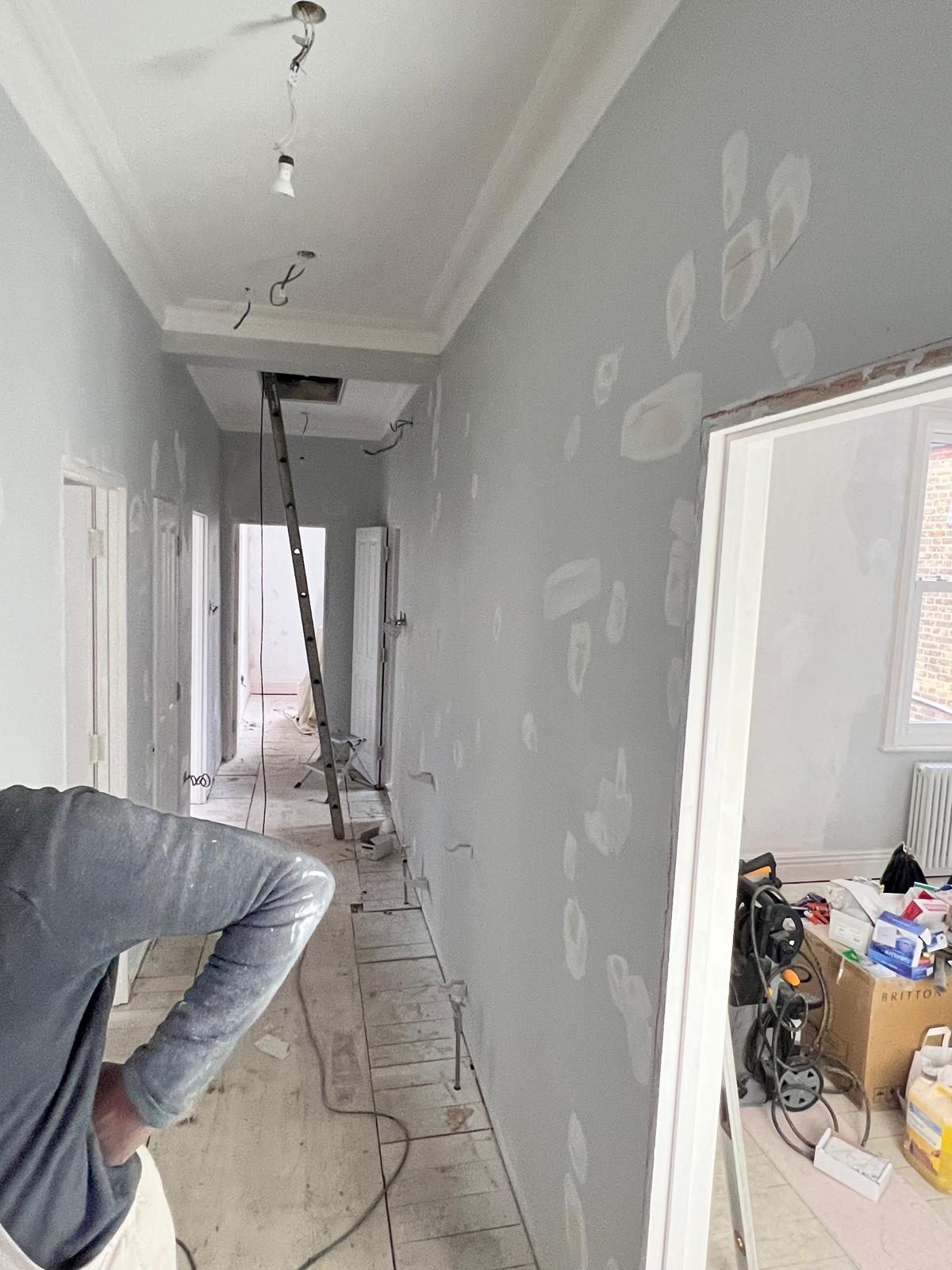 South London renovation work in progress by J&H Spaces