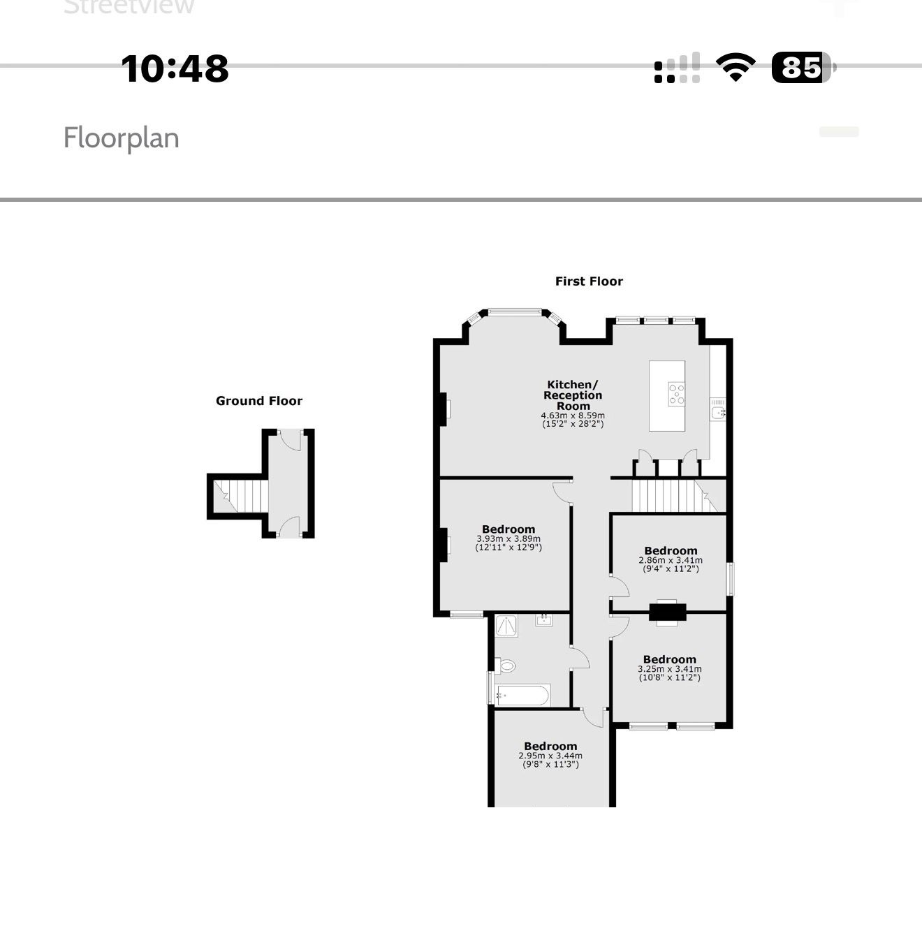 Floor plan after renovation